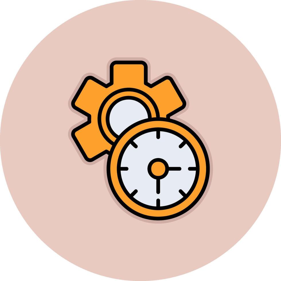 Work Time Vector Icon