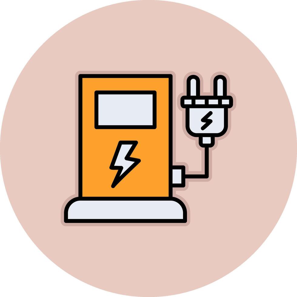 Charging Station Vector Icon