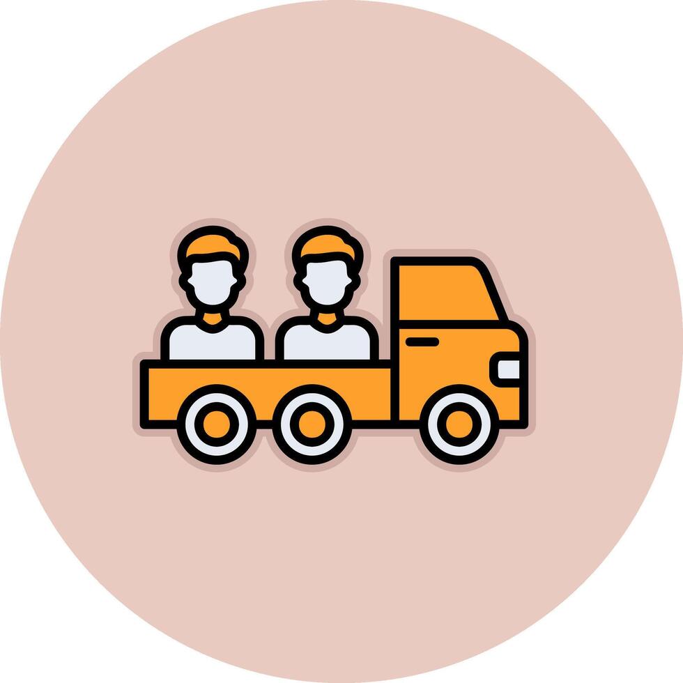 Pickup Truck Vector Icon
