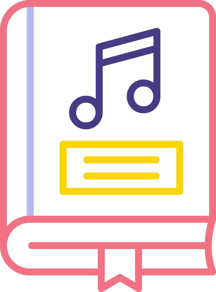 Music Book Vector Icon