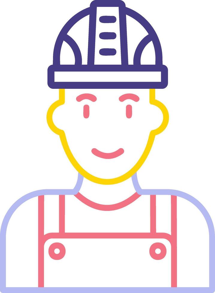 Factory Worker Vector Icon