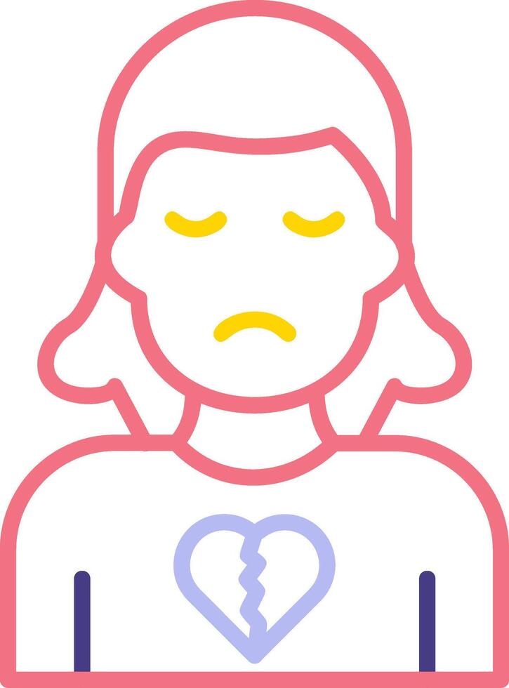 Broken Heart Vector Icon