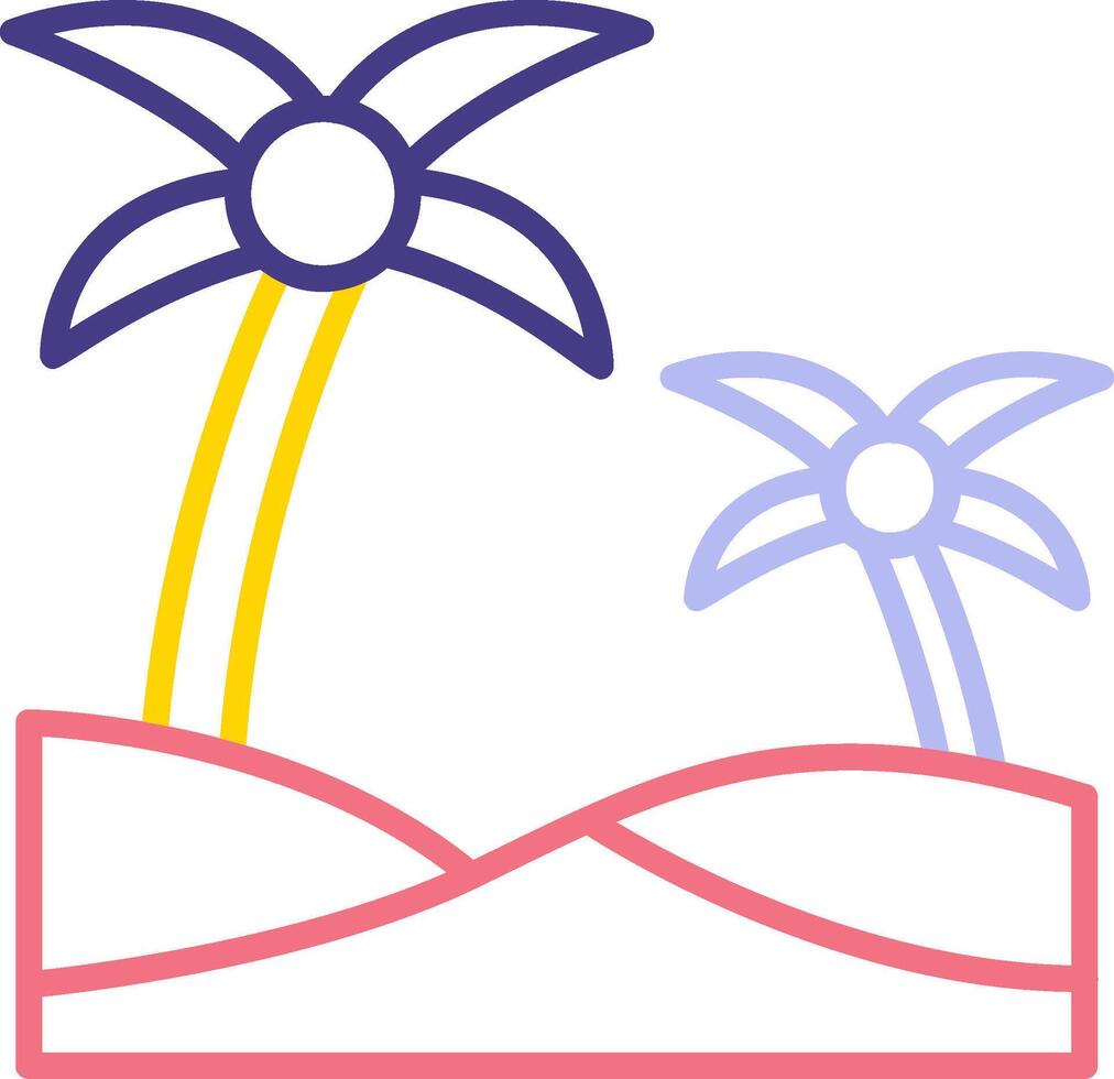 Oasis Vector Icon