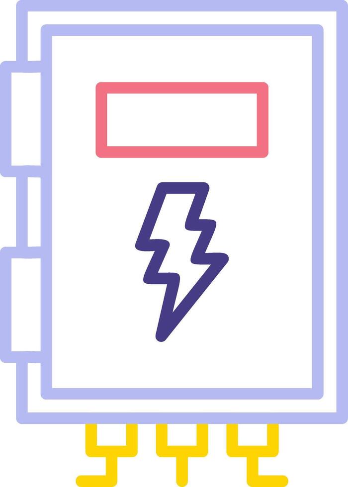 High Voltage Box Vector Icon