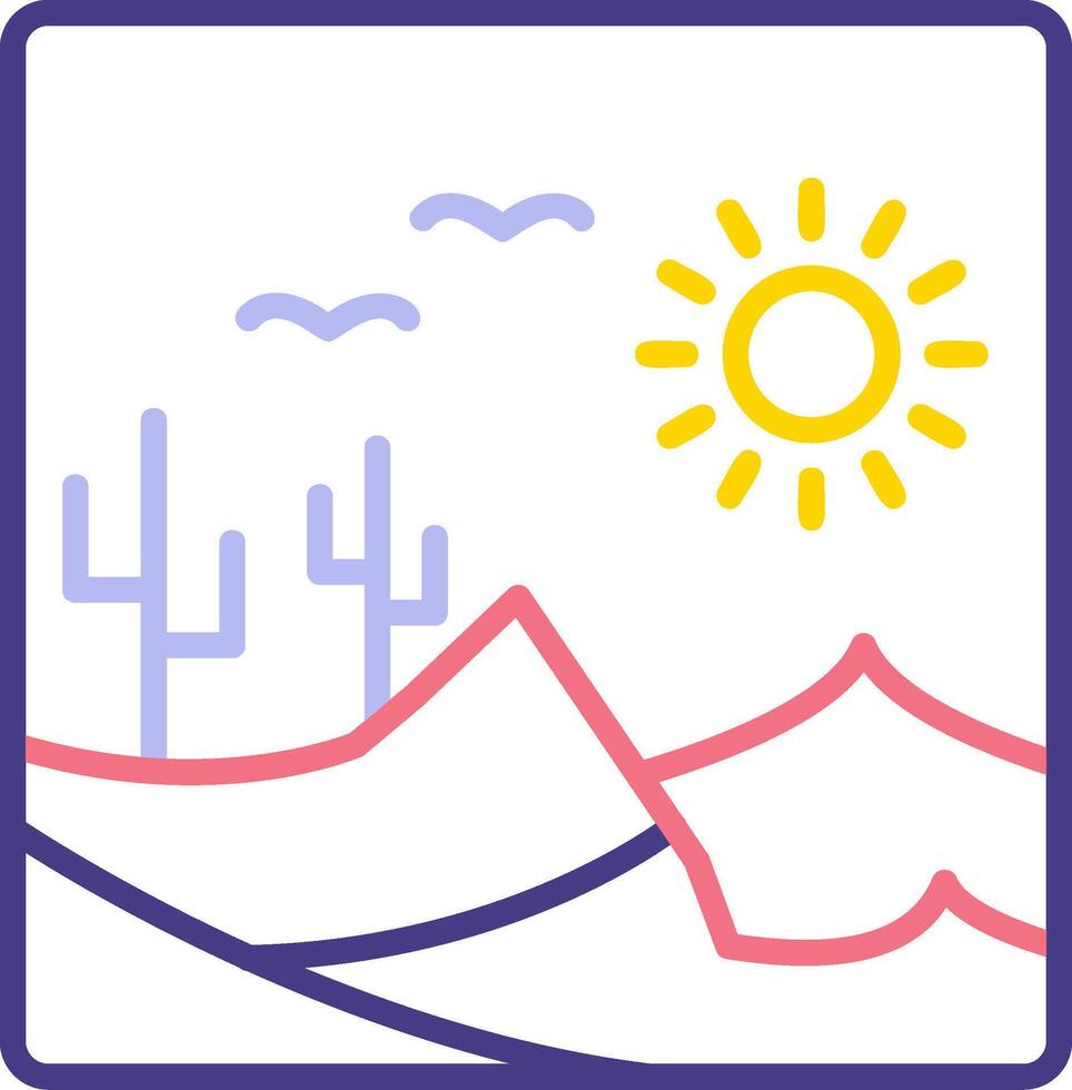 Desert Vector Icon