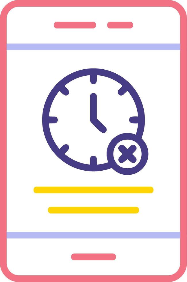 No Time Vector Icon