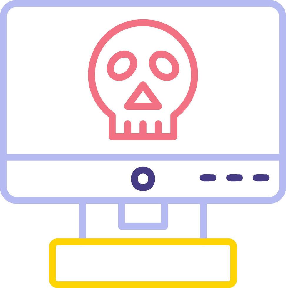 Computer Hacking Vector Icon