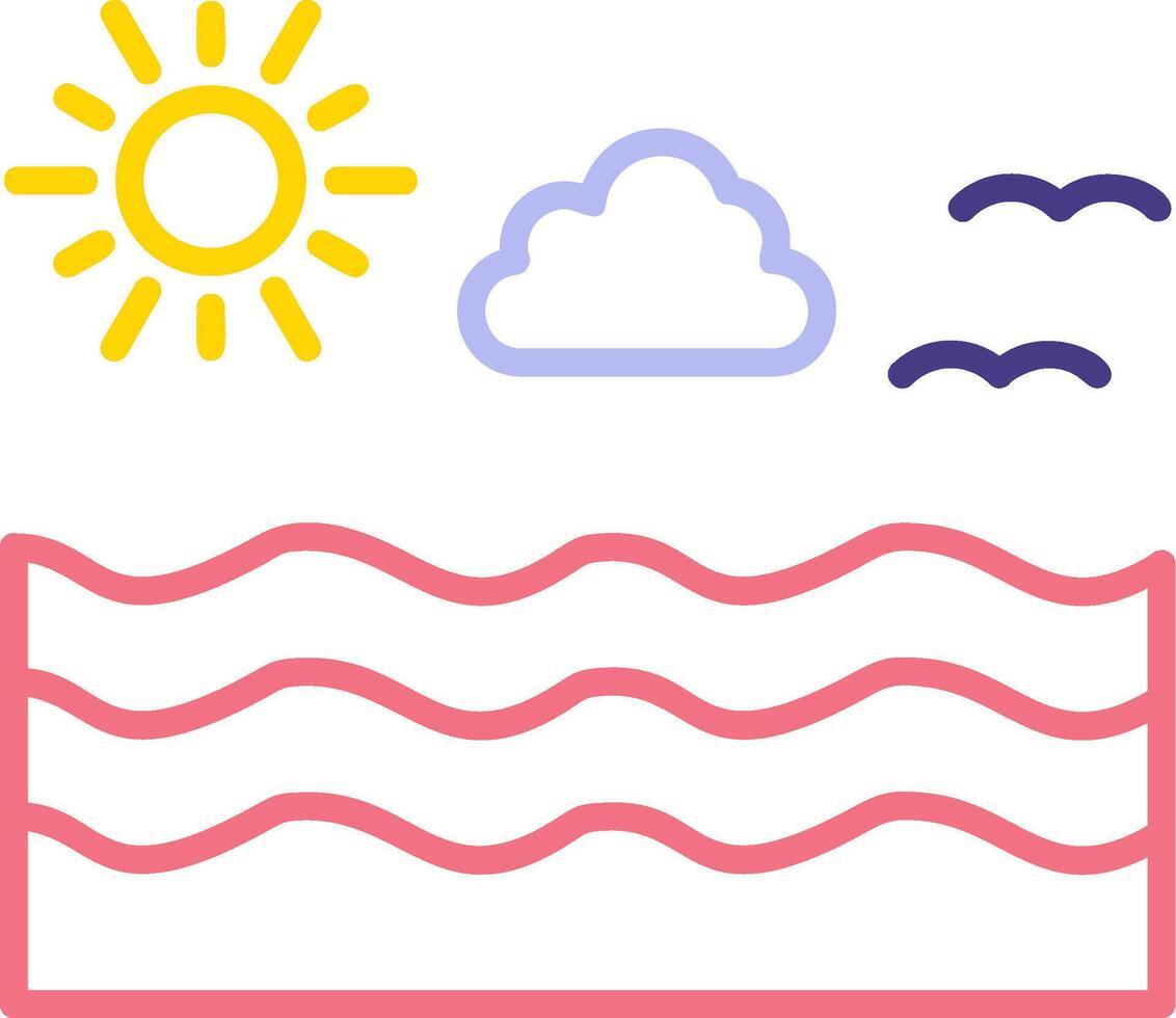 Sea Vector Icon