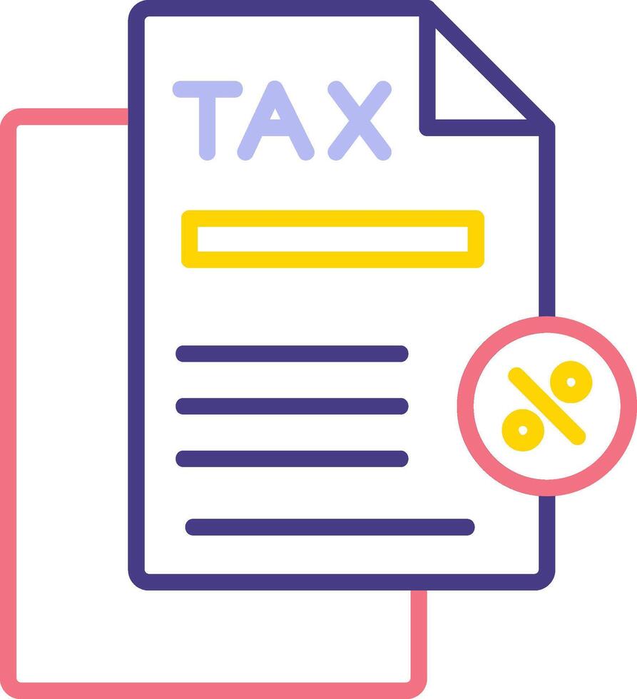 Tax Discount Vector Icon