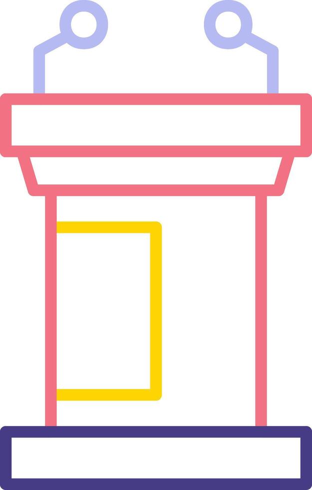 Podium Vector Icon