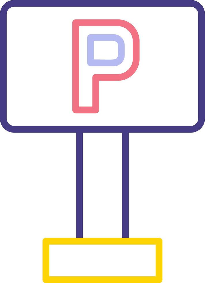 Parking Sign Vector Icon