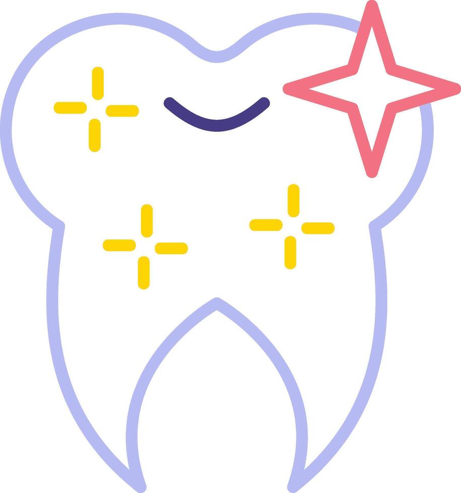 Healthy Clean Tooth Vector Icon