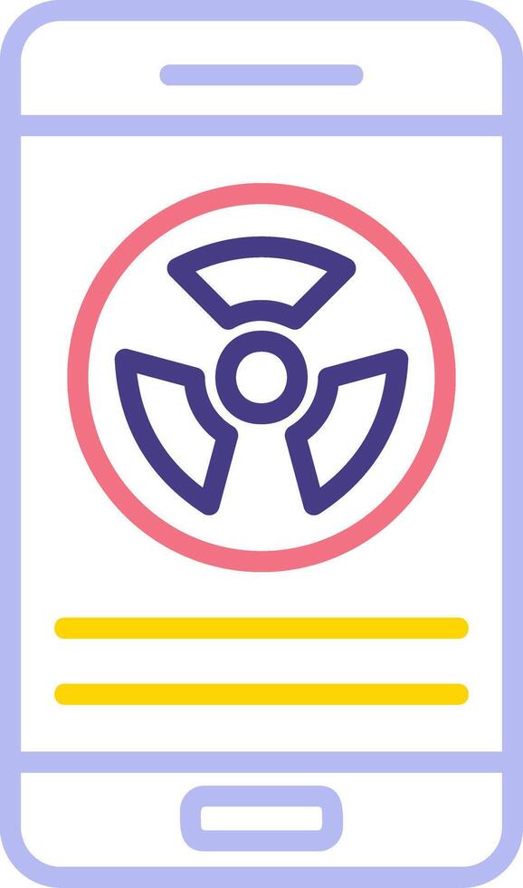 Rdiation Vector Icon