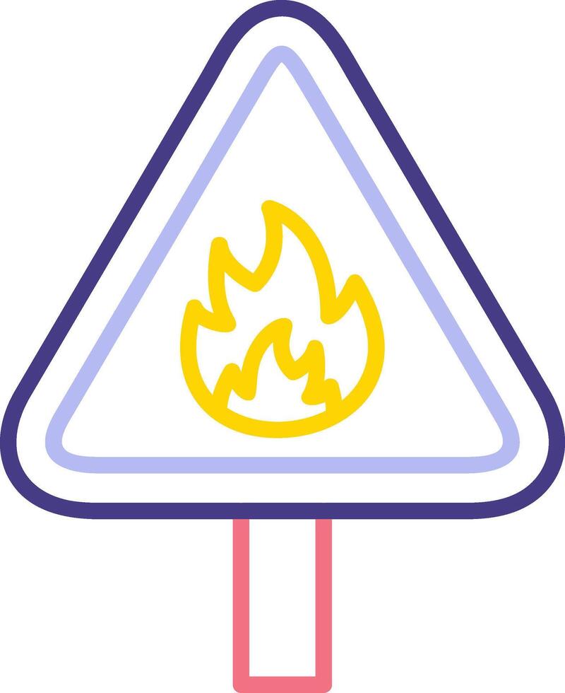 Flammable Vector Icon