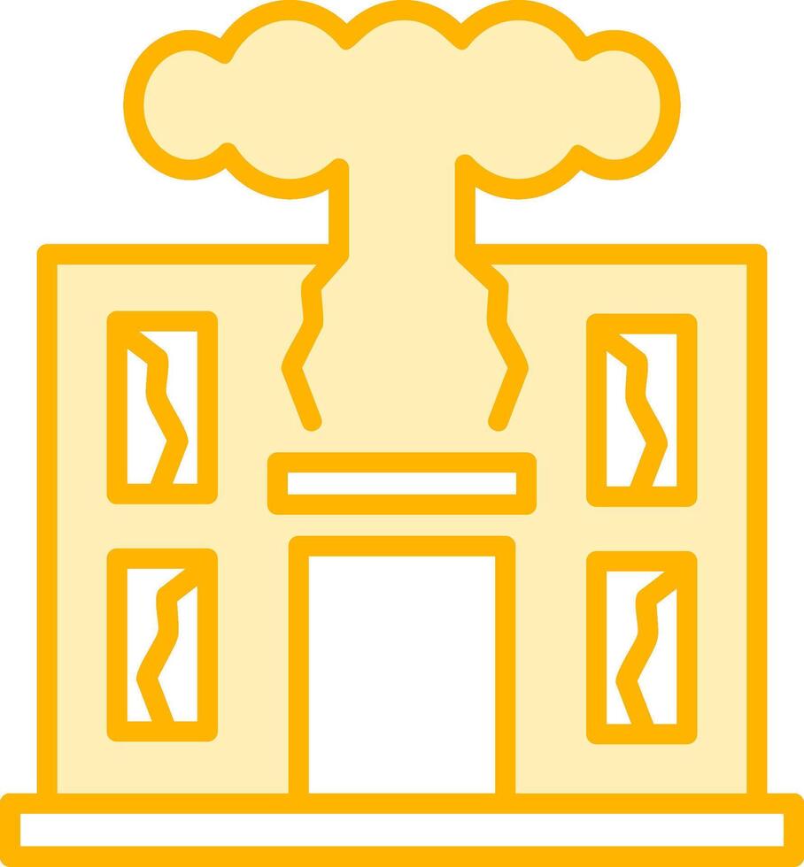 War Destruction Vector Icon
