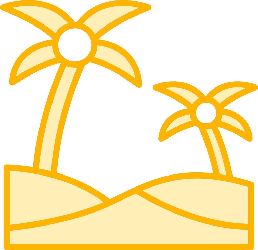 Oasis Vector Icon