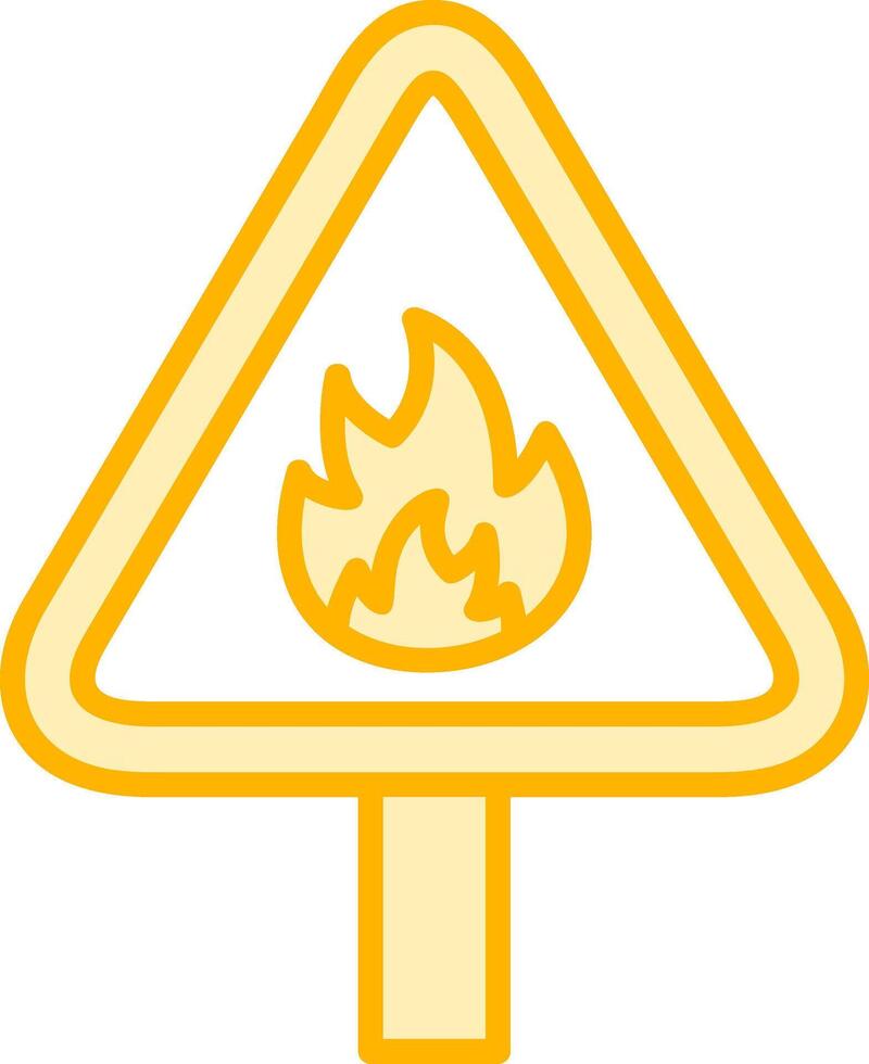 Flammable Vector Icon