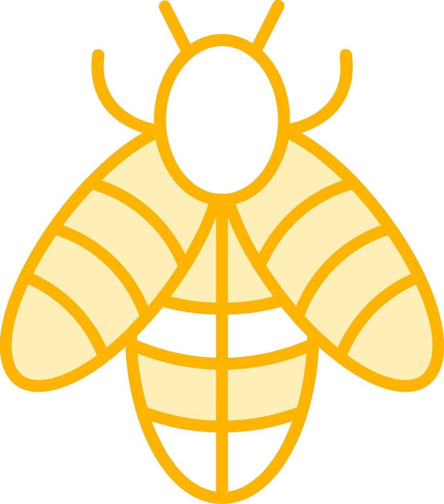 icono de vector de abeja