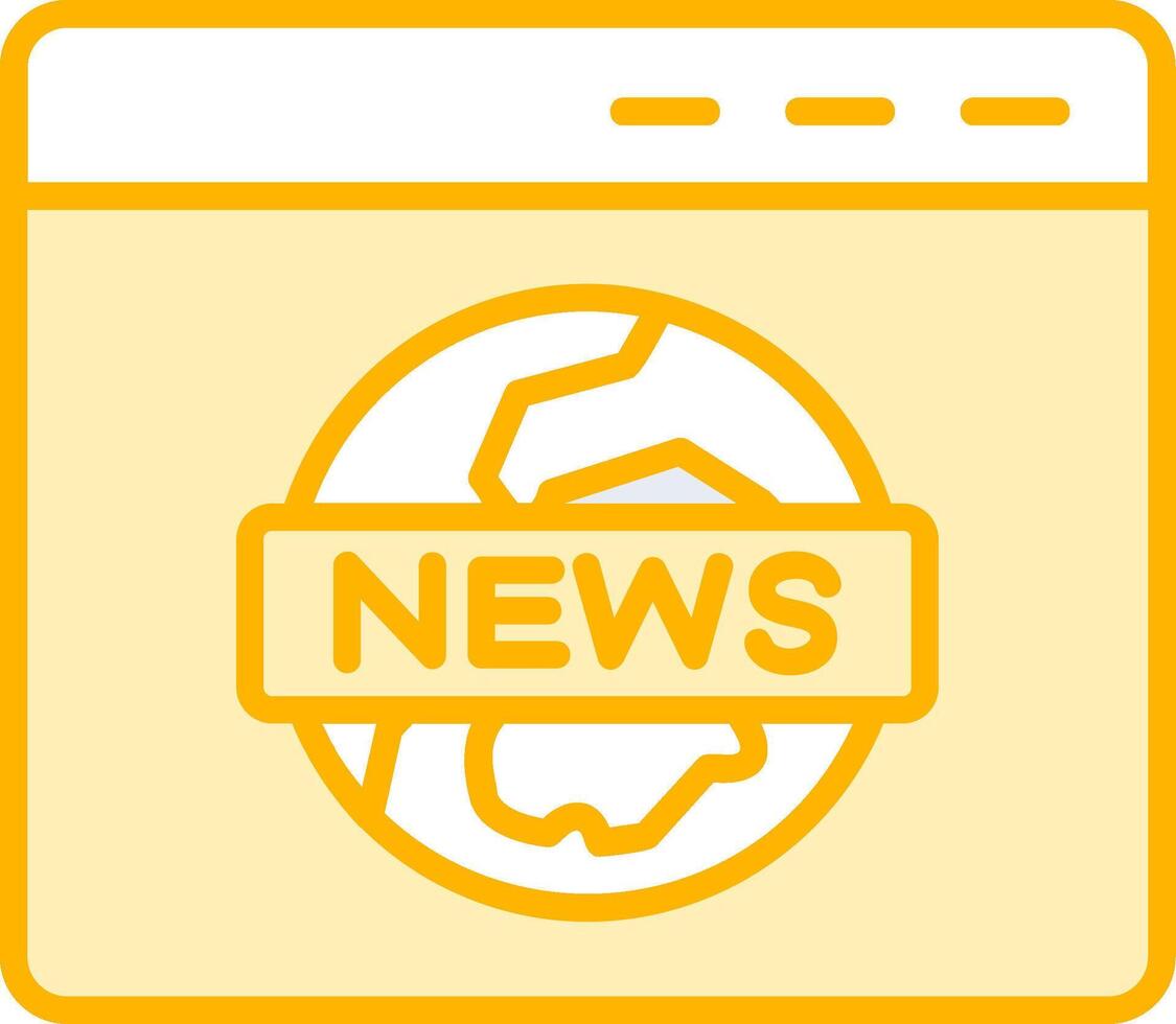 News Report Vector Icon
