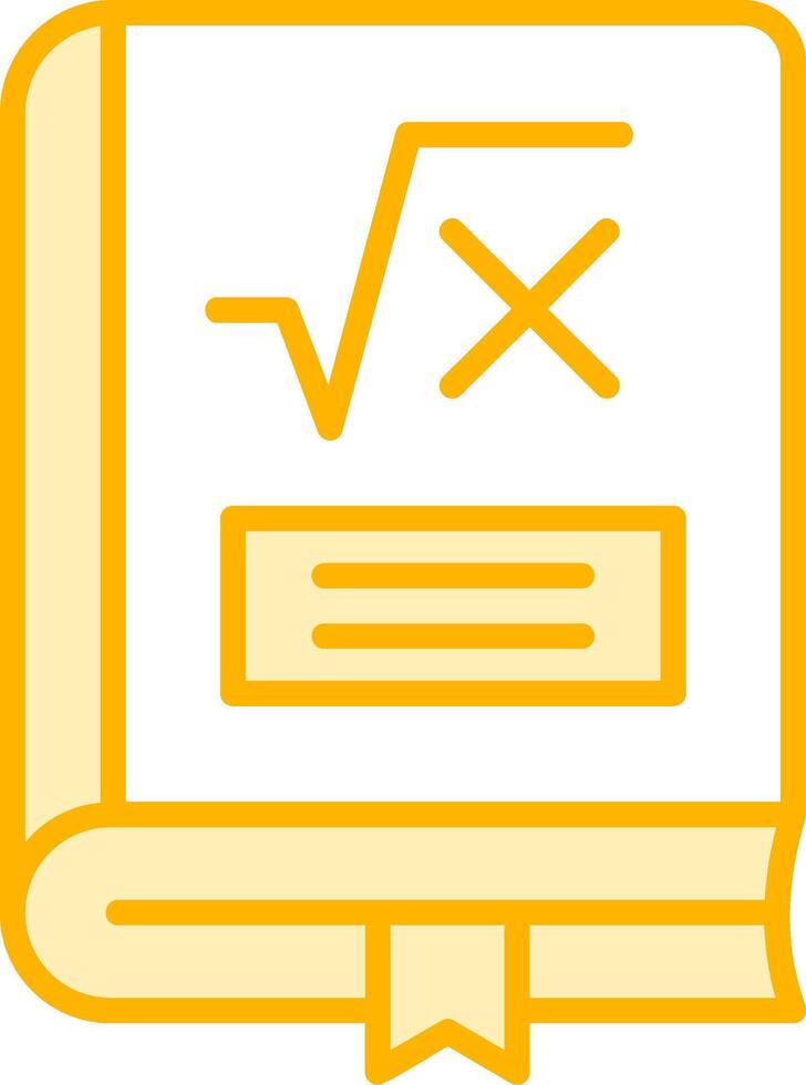 Maths Book Vector Icon