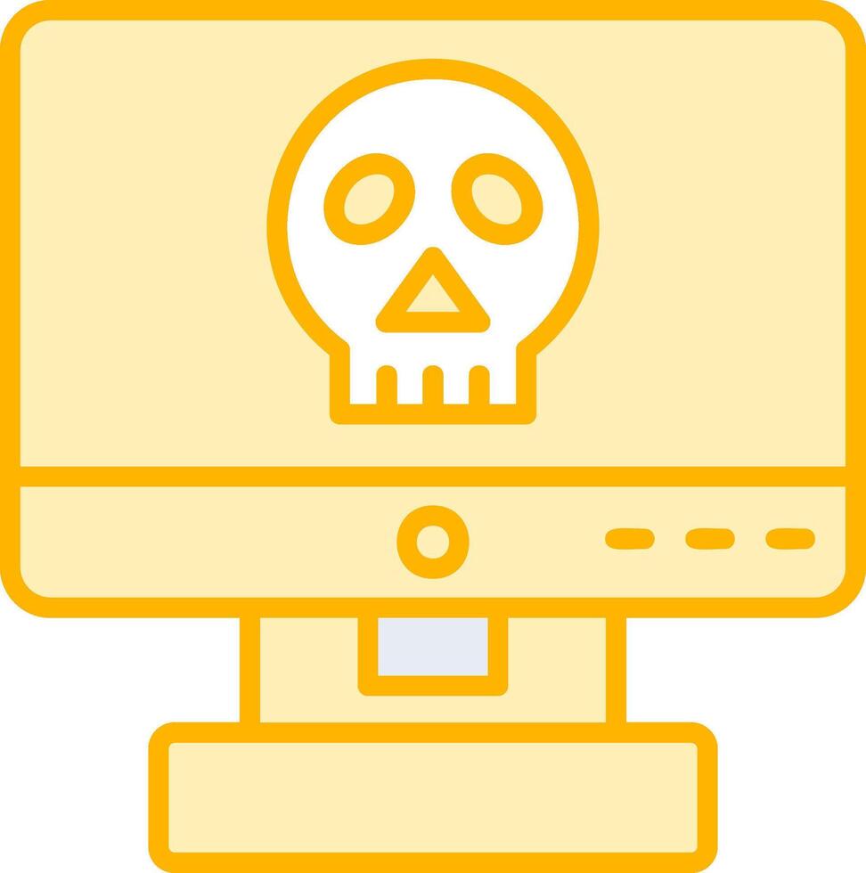 Computer Hacking Vector Icon