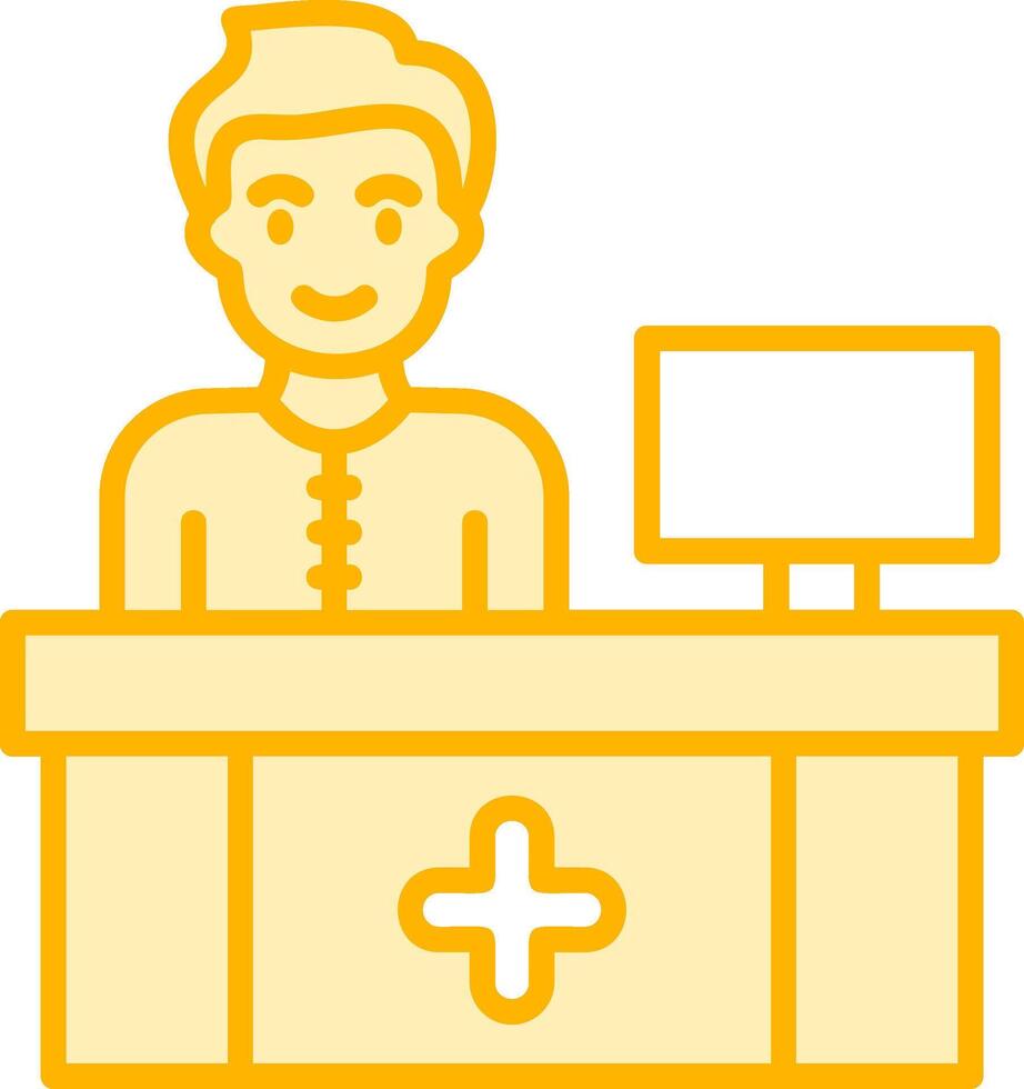 Receptionist Vector Icon 39390722 Vector Art at Vecteezy