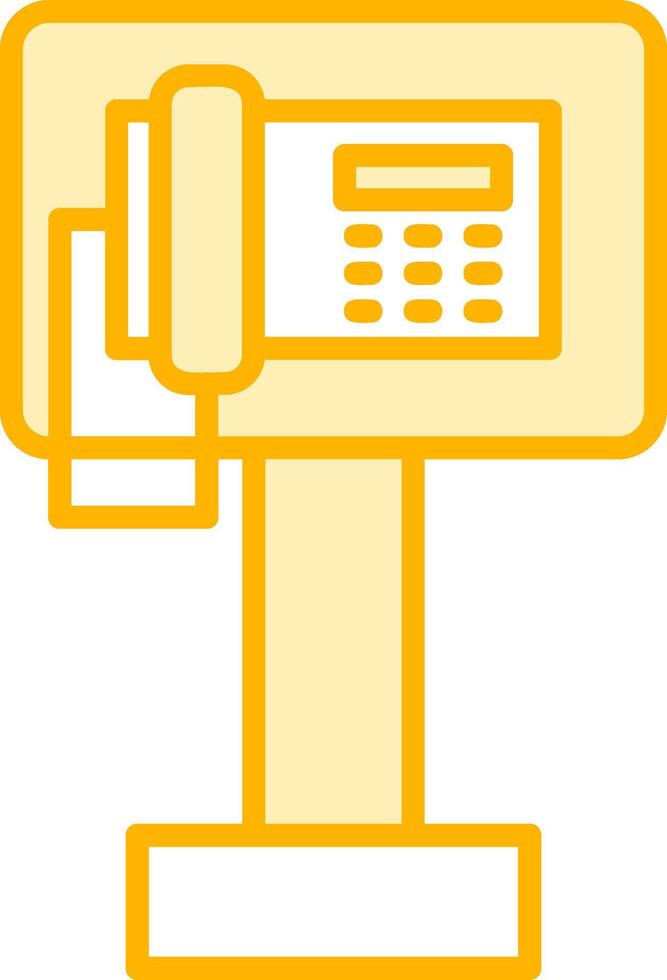 Public Phone Vector Icon