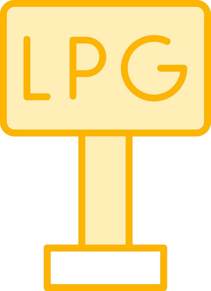 Liquefied Petroleum Gas Vector Icon