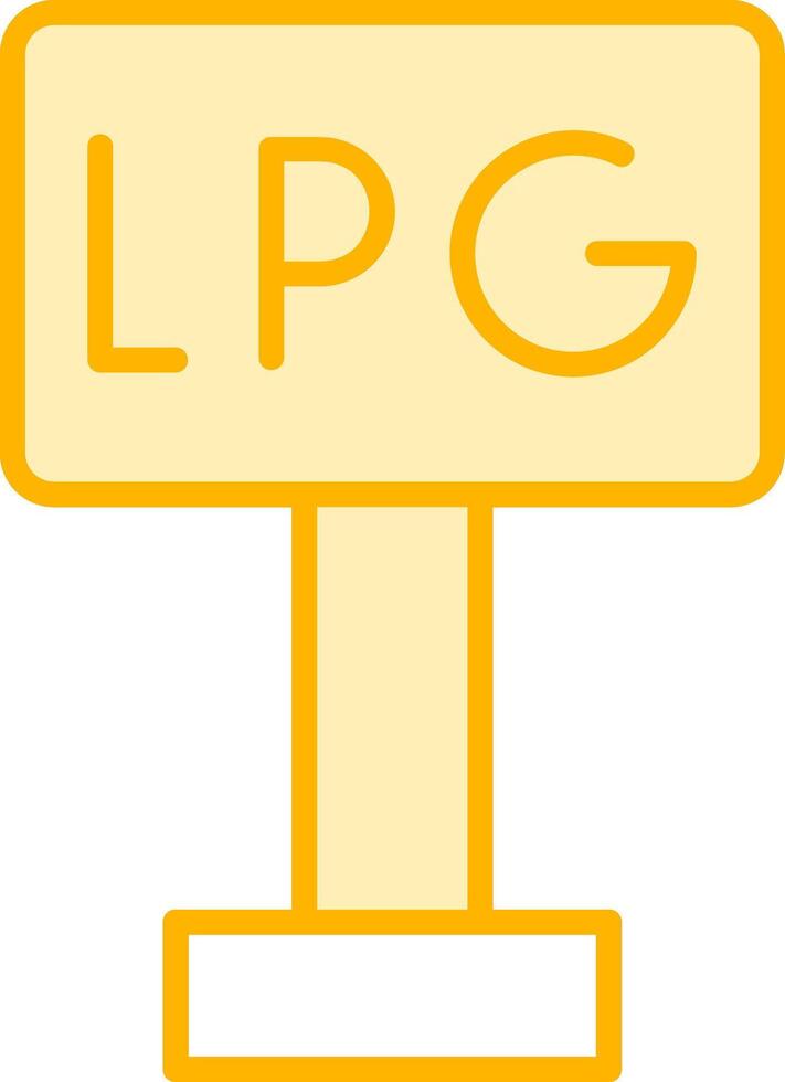 Liquefied Petroleum Gas Vector Icon