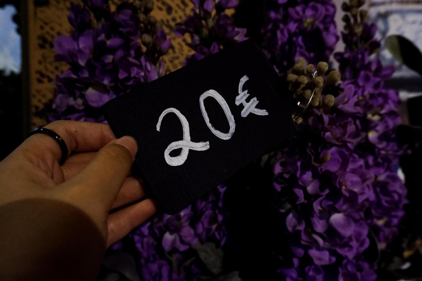 Batu - Indonesia, October 10, 2023. Selective focus of florists in Italy at night. photo
