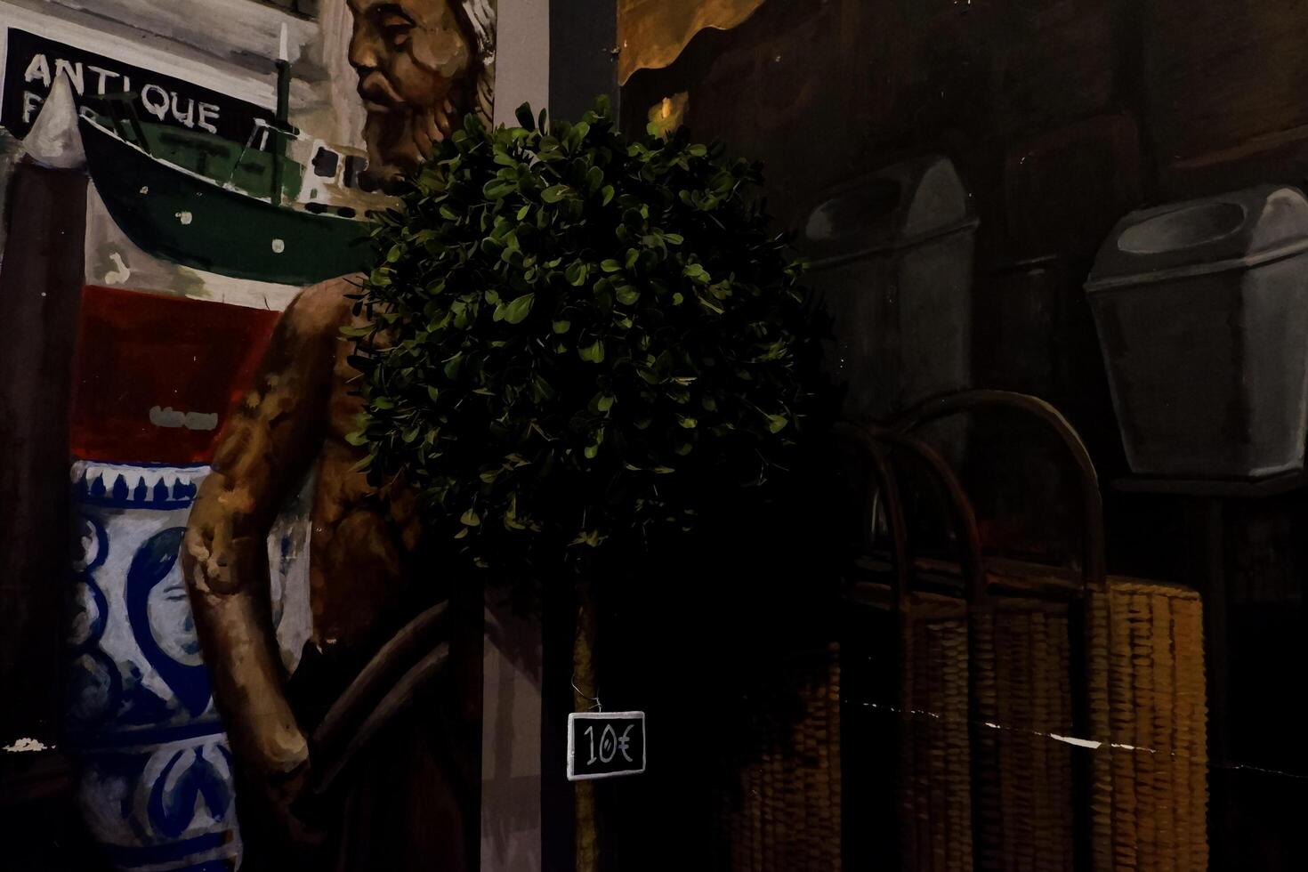 Batu - Indonesia, October 10, 2023. Selective focus of florists in Italy at night. photo