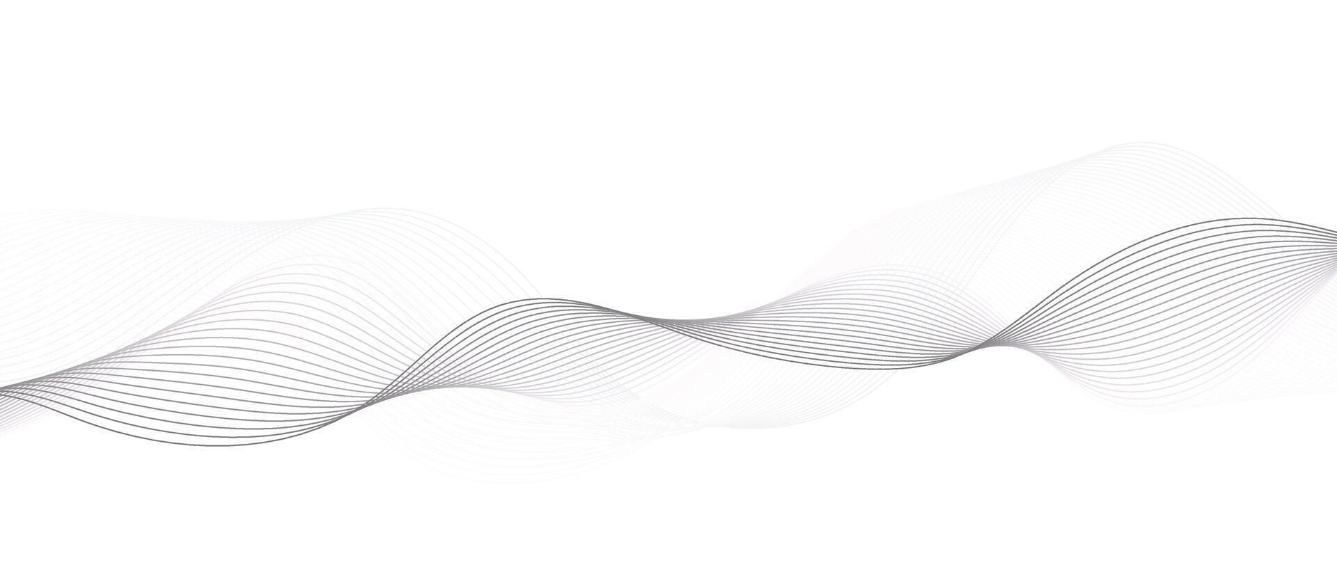 abstract black wave on white background. abstract background with waves. blend line background. vector