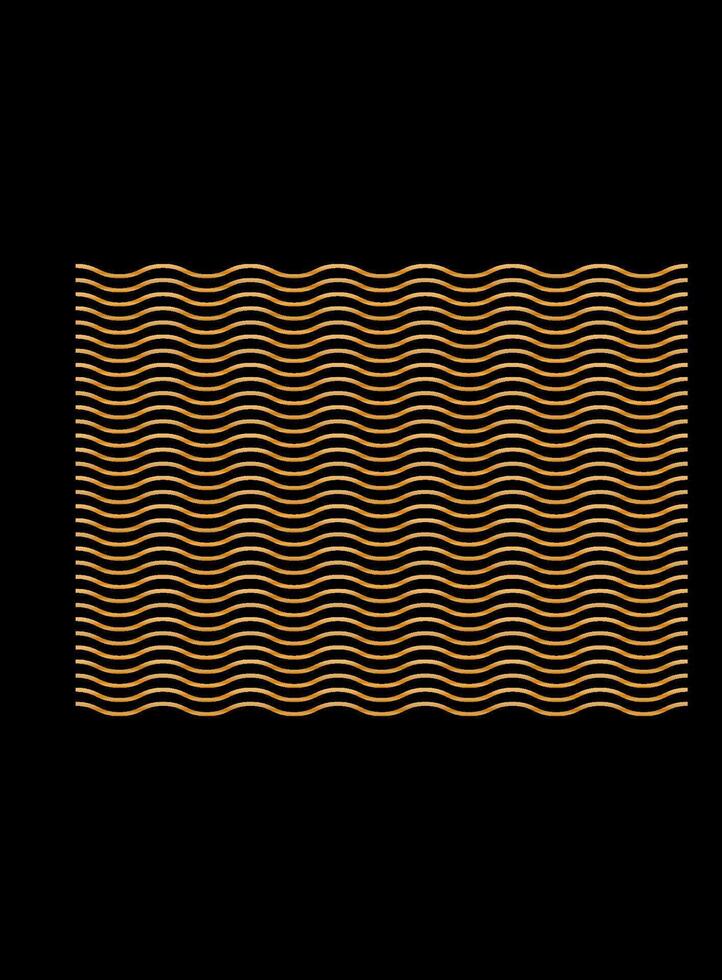Gold Gradient Texture Graphic Shape Isolated on Black Cover Minimalist Poster Template vector