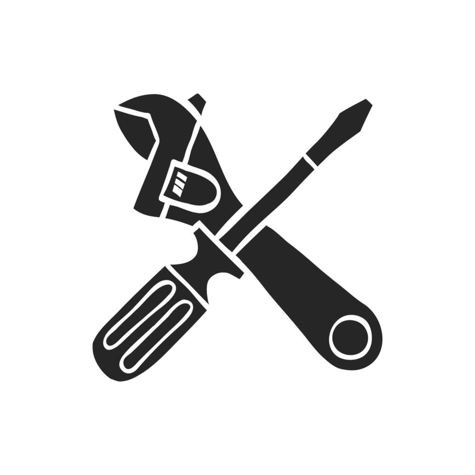 Hand drawn Mechanic tools vector illustration