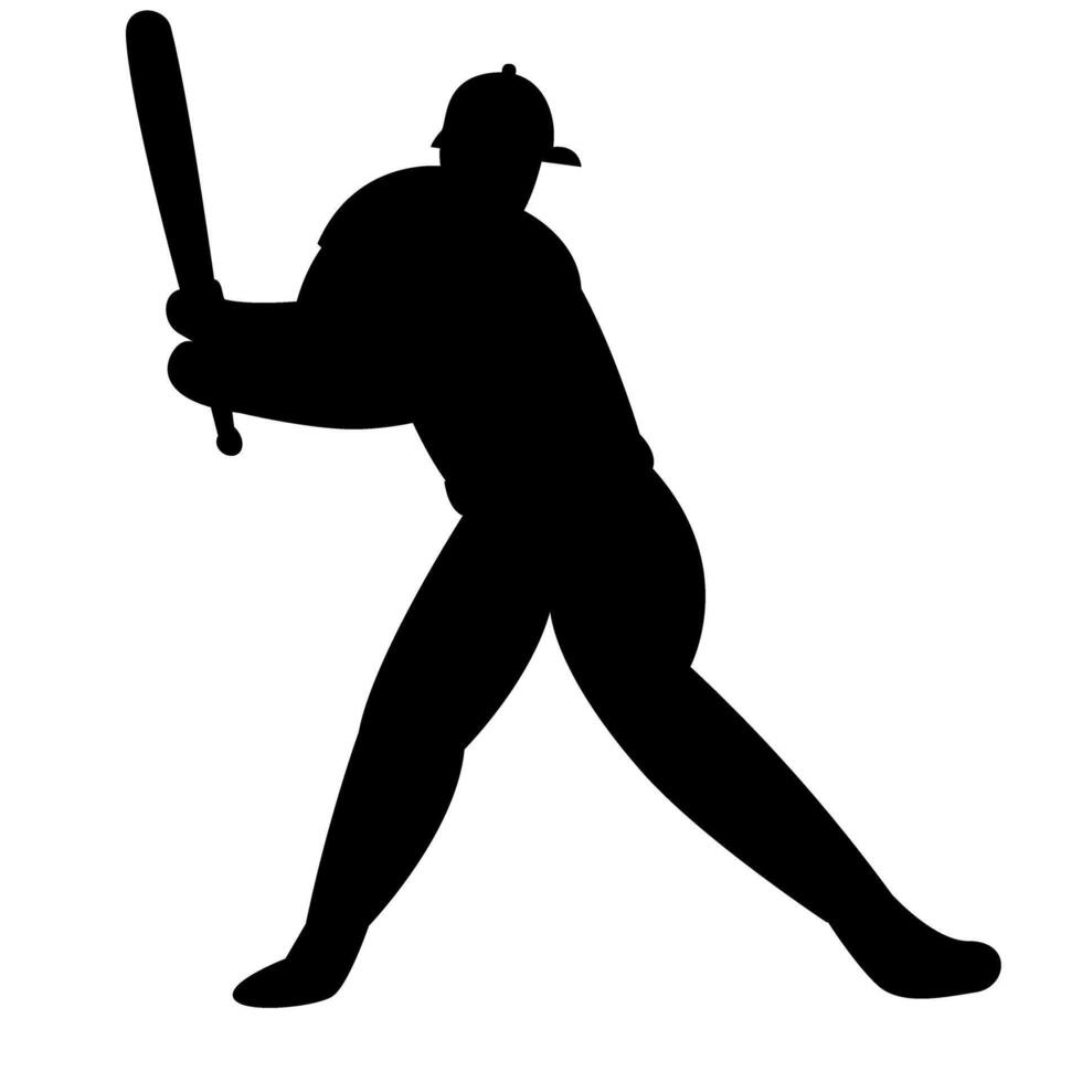 Baseball player collection illustrations vector