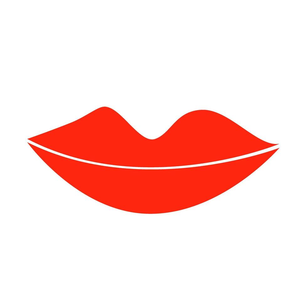 lip of summer doodles icon set vector