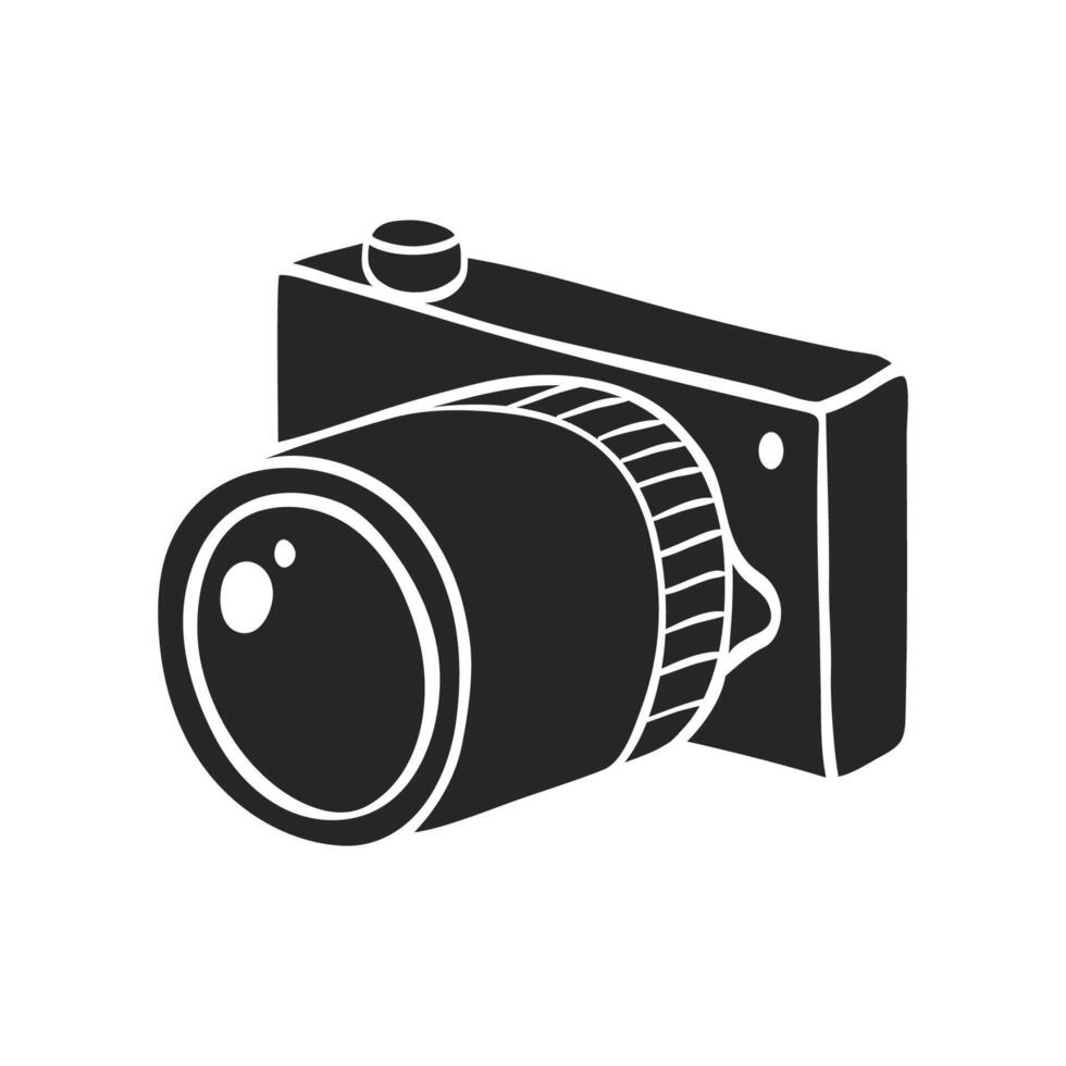 Hand drawn Camera vector illustration