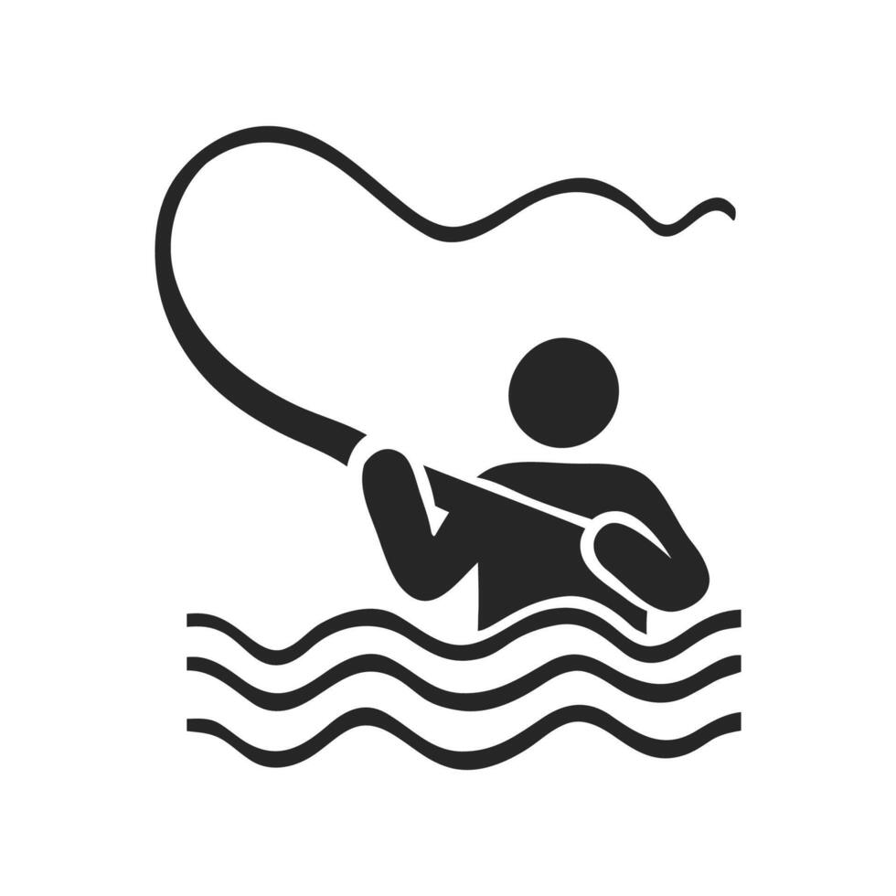 Hand drawn Fishing vector illustration