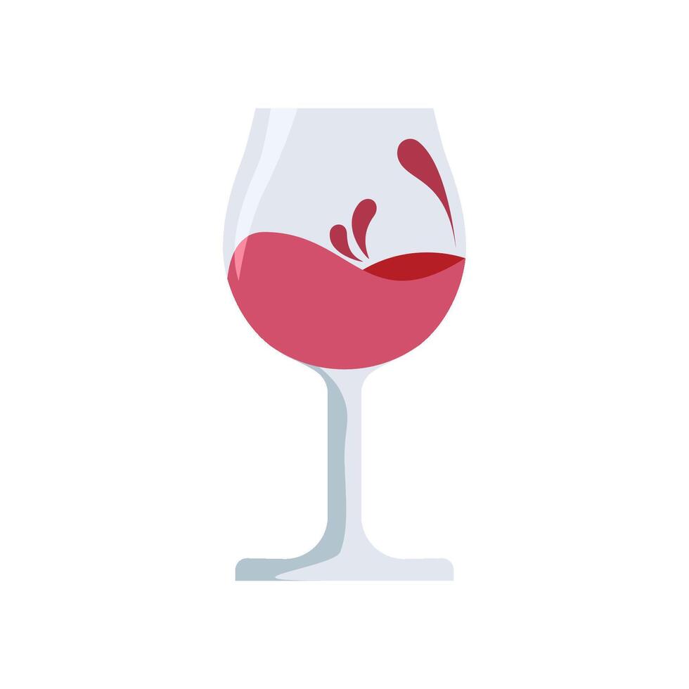 vino vaso icono diseño vector modelo