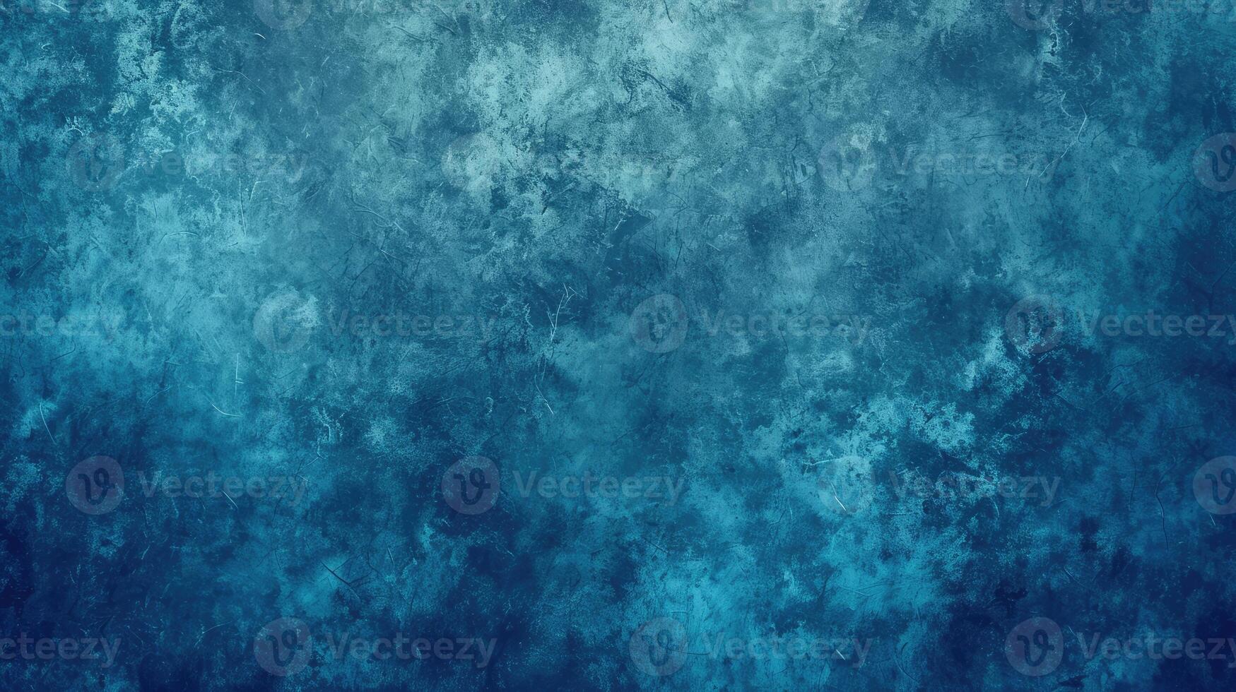 AI generated Blue grunge background texture. blue background photo