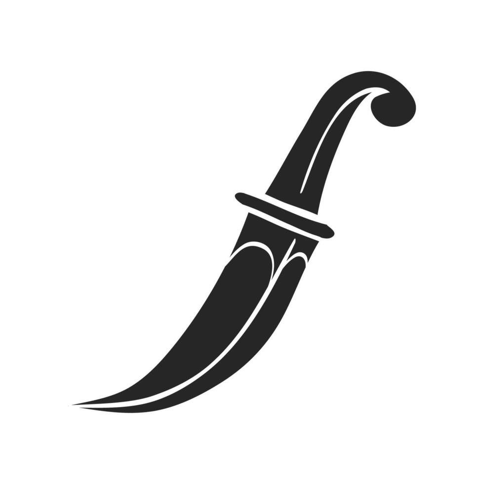 Hand drawn Knife vector illustration