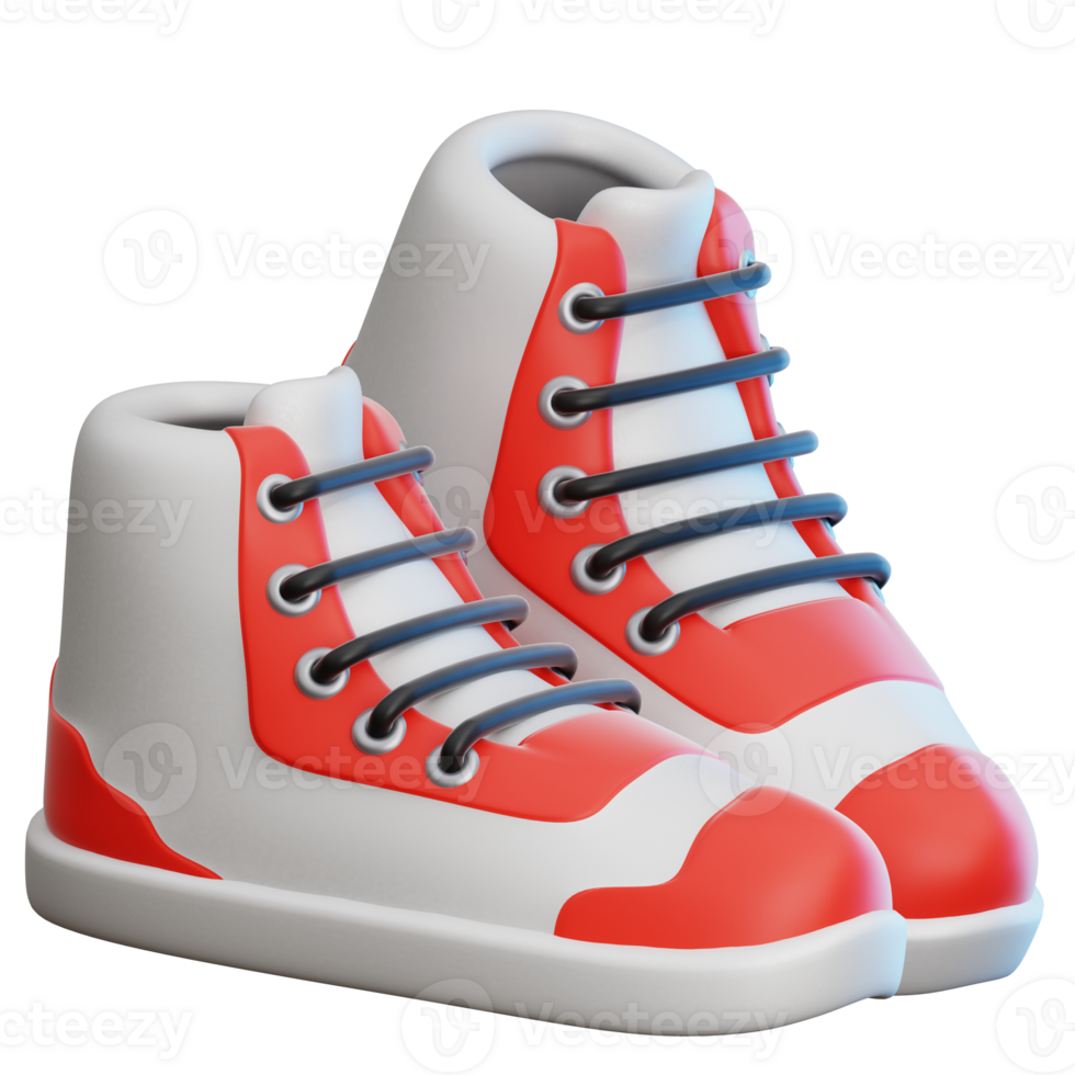 Running Shoes 3D Illustration for web, app, infographic, etc png