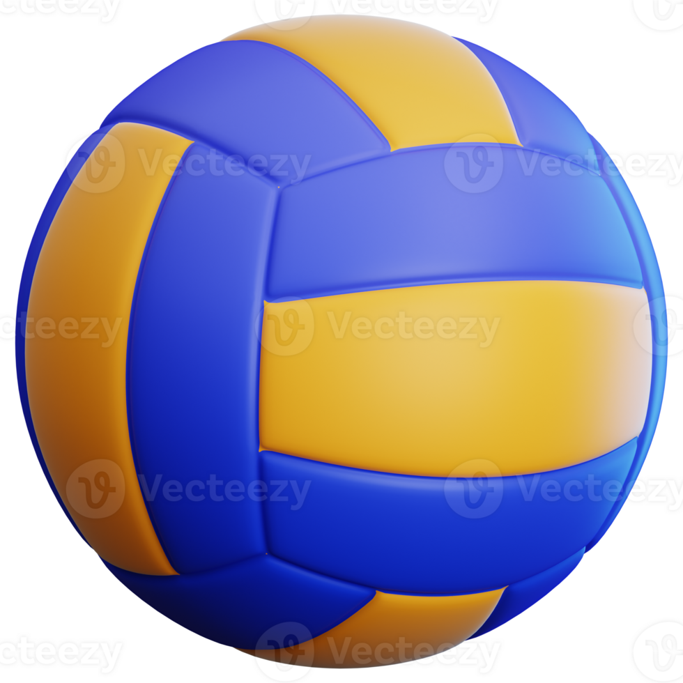 Volleyball 3D Illustration for web, app, infographic, etc png