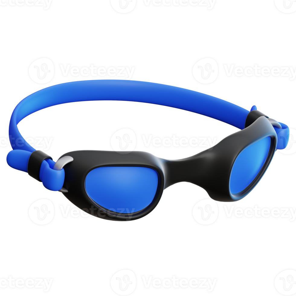 Swimming Goggles 3D Illustration for web, app, infographic, etc png