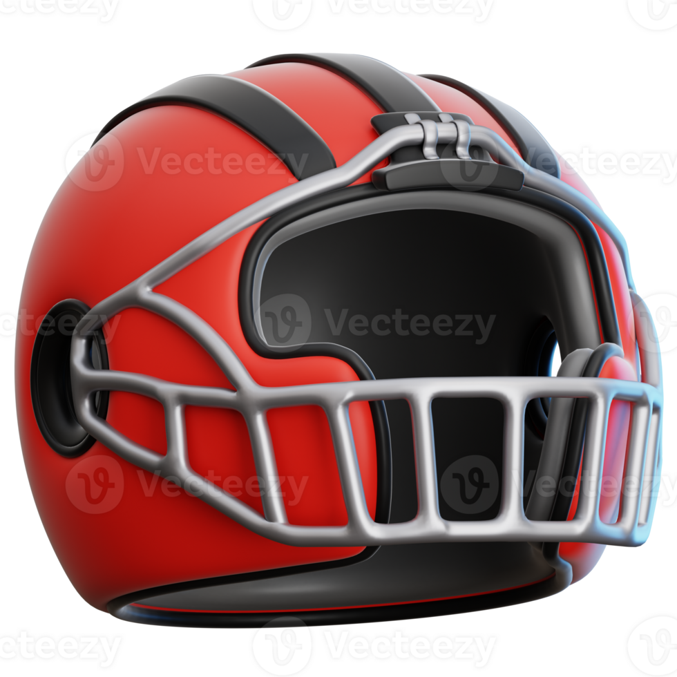 Football Helmet 3D Illustration for web, app, infographic, etc png