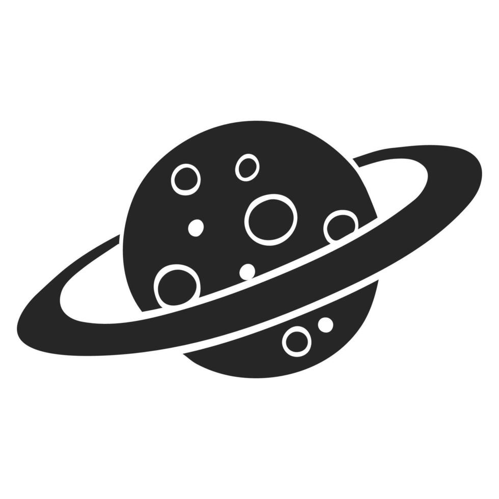 Hand drawn Planet Saturn vector illustration