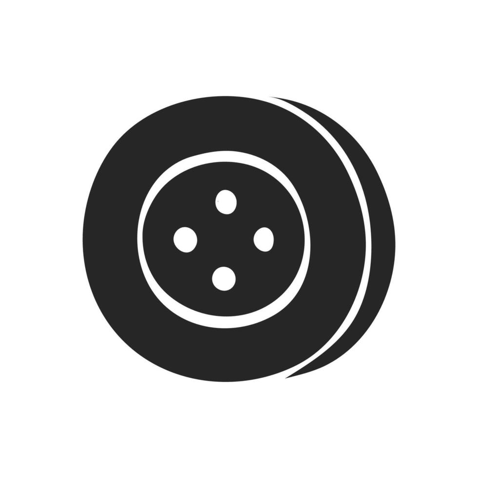 Hand drawn Button vector illustration