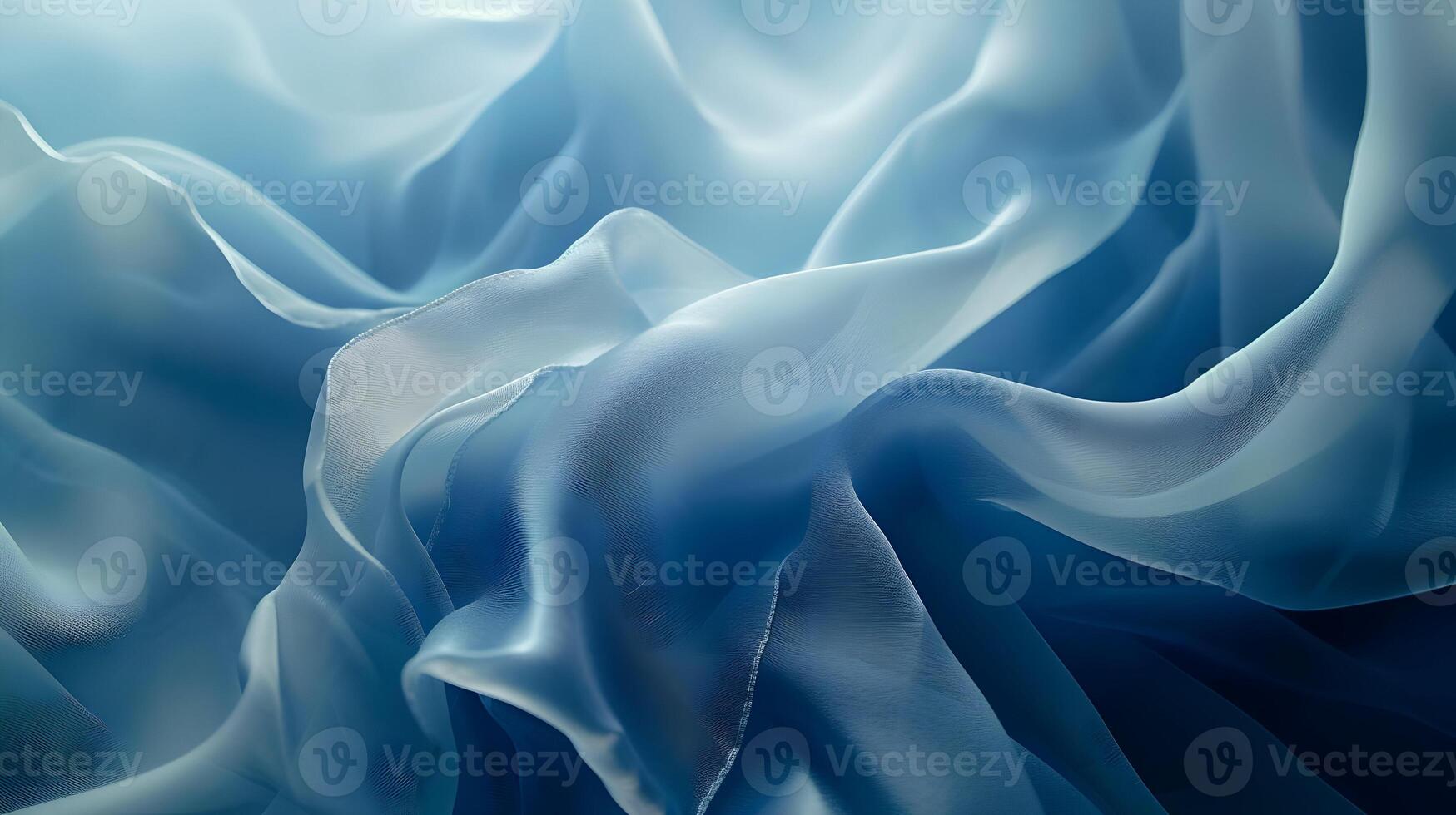 AI generated Light blue stylish silk fabric background textured. High-resolution. AI Generative photo