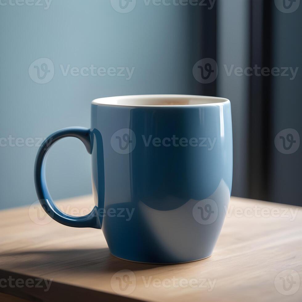 AI generated coffee mug mockup photo