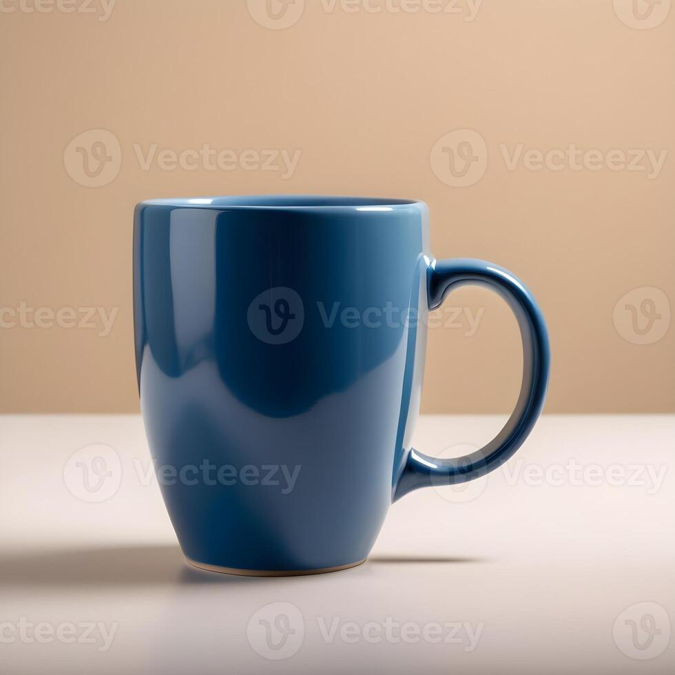 AI generated coffee mug mockup photo